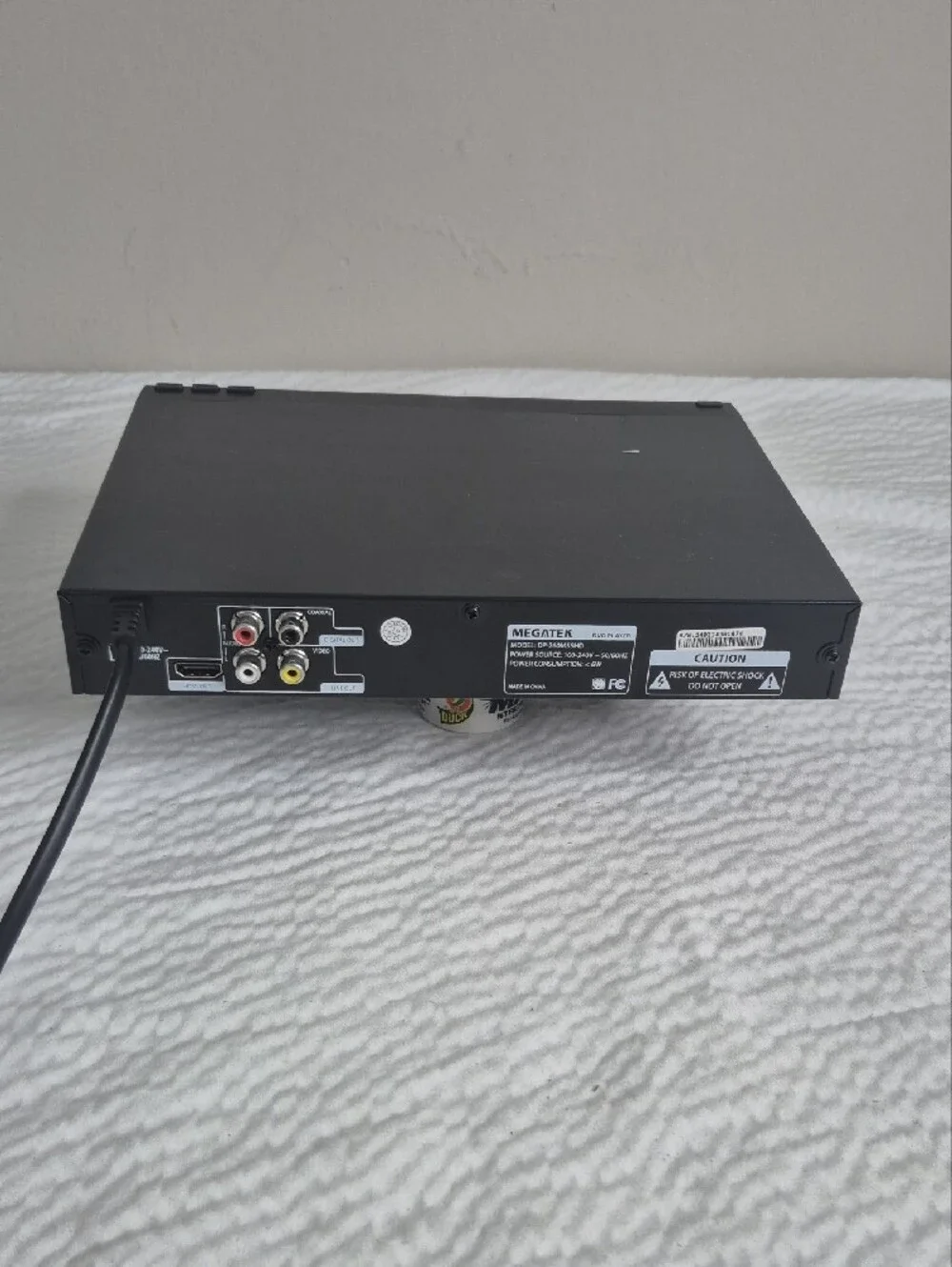 Megatek DP-260M55HD DVD Player Black  USB Input Composite RCA